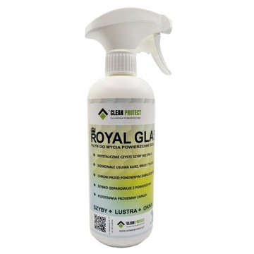 Płyn do mycia szyb Royal Glass. Nowa Formuła