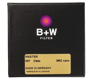 B+W Clear Filter MRC Nano Master 95mm