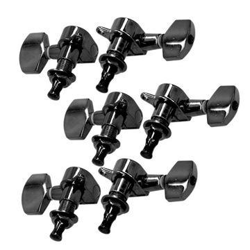 3 левых и 3 правых головки колков для настройки гитары