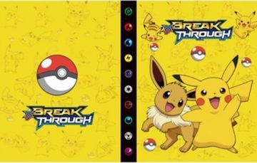 Коллекционный альбом для 240 карточек Покемон Пикачу + бесплатный подарочный набор из 100 карточек