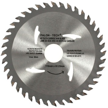 TARCZA PIŁA DO DREWNA WIDIA I-C 115/22,2 T40