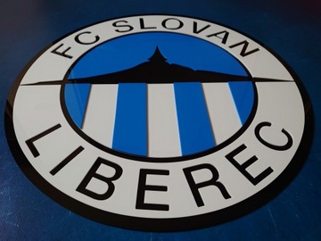 Slovan Liberec logo Herb na ścianę 3D dekoracja prezent dla męża chłopaka