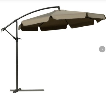 Parasol Outsunny beże i brązy 0 x 265 cm
