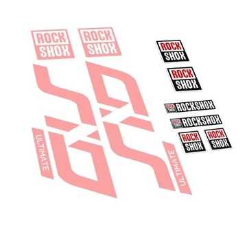Compatible stickers forks for ROCK SHOX SID s