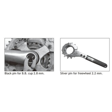 Ключ Super-B для муфты свободного хода и каретки со штифтами