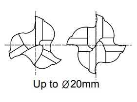 Кобальтовая фреза COARSE 4-BUTTER fi 12 HSSCo8 E2751120 Брейкер YG-1 КАЧЕСТВО