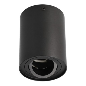 НАВЕРХНОСТНАЯ СВЕТОВАЯ СПИЧКА ЦИЛИНДР ПОДВИЖНАЯ СВЕТОДИОДНАЯ ТРУБКА GU10 ЧЕРНАЯ EDO