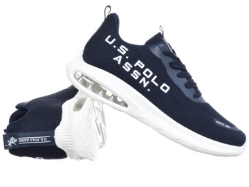BUTY MĘSKIE U.S. POLO ASSN. - ACTIVE001-DBL010 BUTY SPORTOWE GRANATOWE