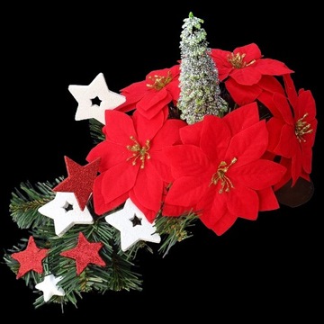 БОЛЬШОЙ РОЖДЕСТВЕНСКИЙ ВЕНОК XXL 60 СМ С ПОДСВЕТКОЙ