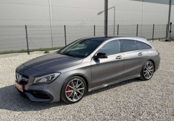 Mercedes CLA C117 Shooting Brake Facelifting AMG 2.0 45 AMG 381KM 2017 Mercedes-Benz CLA 4x4 CLA AMG 45 2.0 Benz 381 KM Salon PL 56.000 km Wars, zdjęcie 12