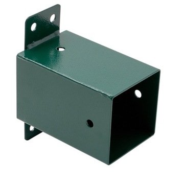 Соединитель квадратный настенный 90 мм зеленый