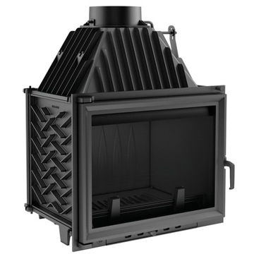 KOMINEK ZUZIA 15 kW ŻELIWNY MOCNY CIĘŻKI EKOPROJEKT SZYBER