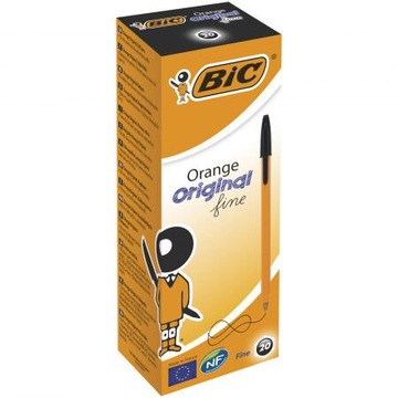 Długopis BIC Orange Original Czarny 20 sztuk