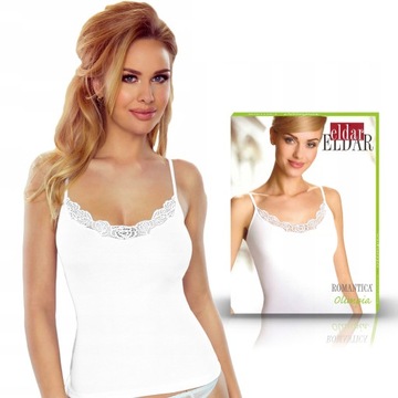 koszulka damska ELDAR OLIMPIA biała bawełna S