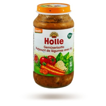 HOLLE BIO Вегетарианское овощное ризотто Demeter