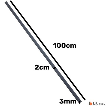 Прокладка 3мм Прокладка Лента Самоклеющаяся Резиновая Изоляция 3мм х 2см х 1м