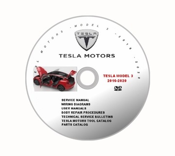 Tesla Model 3-Instrukcje Napraw-2016-2020