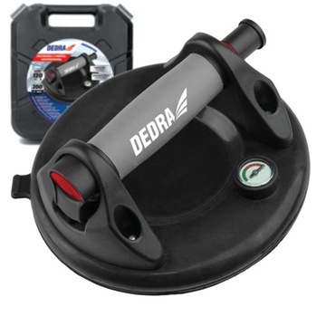 DEDRA DED06P30 PRZYSSAWKA Z POMPKĄ MANOMETR 200MM