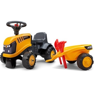 FALK Orange JCB Трактор с прицепом от 1 года