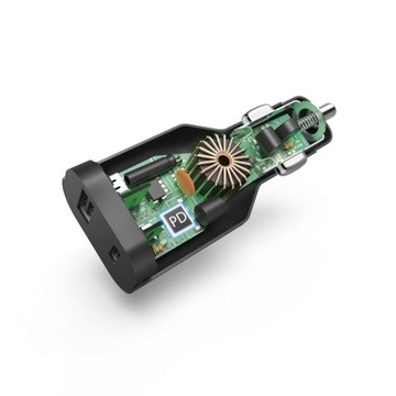АВТОМОБИЛЬНОЕ ЗАРЯДНОЕ УСТРОЙСТВО Hama ДЛЯ НОУТБУКА USB-C / 70 Вт
