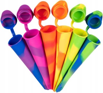 Forma Foremka Silikonowa Lodów Lody Wyciskane 6pc
