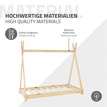 Кровать Типи с реечным каркасом 80х160 см