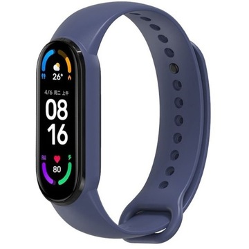 Sportowy Pasek Silikonowy Granatowy do Xiaomi Mi Smart Band 6 / NFC
