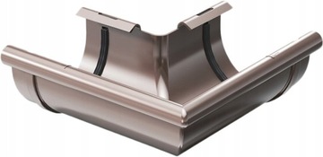 Внешний уголок для желоба Ø 125 Proaqua Budmat ПВХ