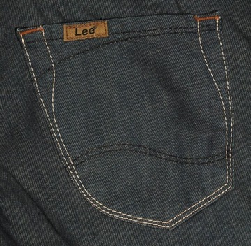 LEE ogrodniczki BLUE slim CROPPED BIB _ XS