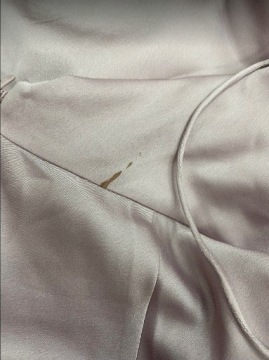 ФИОЛЕТОВОЕ ЭЛЕГАНТНОЕ АТЛАСНОЕ ПЛАТЬЕ 38 М 1ACV