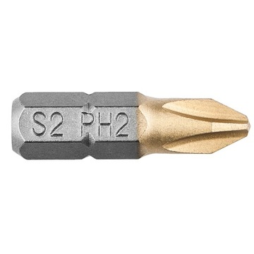 NEO TOOLS Końcówki wkrętakowe PH2 x 25 mm, 2 szt.