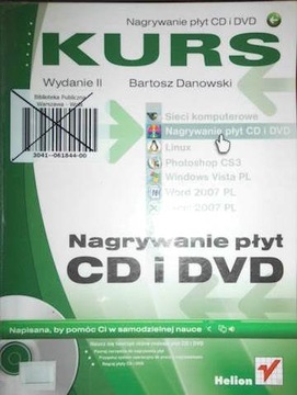 Kurs nagrywanie płyt CD i DVD - Bartosz Danowski