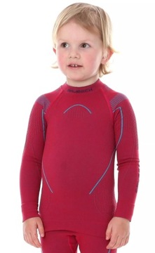 Brubeck bluza thermo KIDS LS13670 rubinowy r. 92/98