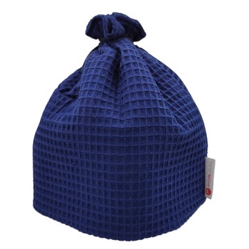 CZAPKA DO SAUNY OCHRONNA CAPELLO KAPELUSZ DO SAUNY WAFEL GRANATOWY PORJUN