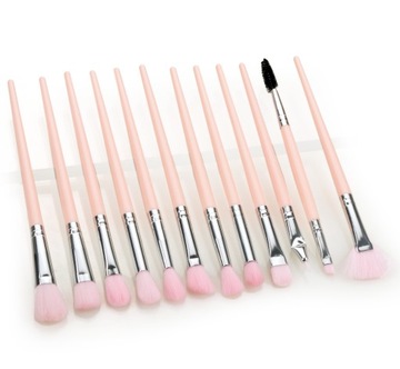 НАБОР КИСТЕЙ для макияжа 12 шт. КИСТИ ДЛЯ МАКИЯЖА