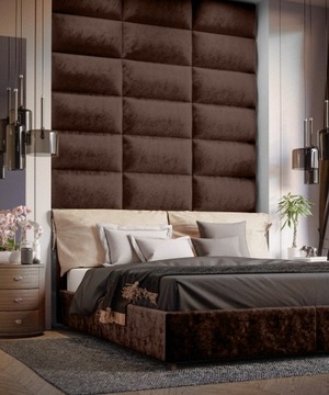 МЯГКИЕ НАСТЕННЫЕ ПАНЕЛИ, 3D ИЗГОЛОВЬЕ, 70x30