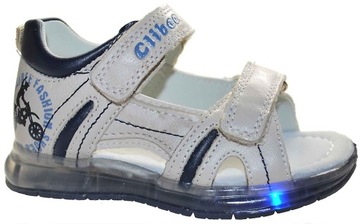 БЕЖЕВЫЕ ГЛЯНЦЕВЫЕ КОЖАНЫЕ Профилированные босоножки, размер 27