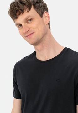 T-shirt bawełniany męski czarny ORGANIC COTTON rozmiar XL