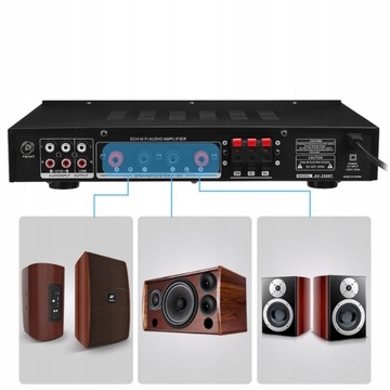 AMPLITUNER WZMACNIACZ STEREO BLUETOOTH HI-FI PILOT FM AMPLITUNER AUDIO