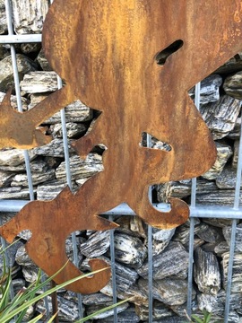 Садовое украшение Babajaga Corten Rust