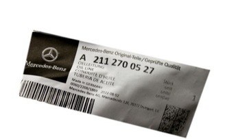 Верхний патрубок радиатора АКПП MERCEDES W211 автомат