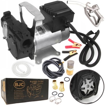 BJC POMPA PALIWA OLEJU CPN 12V/24V +WĄŻ 4m 70l/min