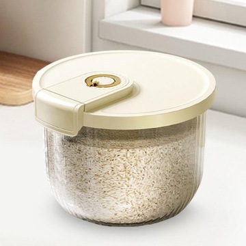 Контейнер для хранения риса Рис молочный белый и 7,5 кг