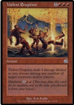 MTG 2x Violent Eruption uncommon TOR