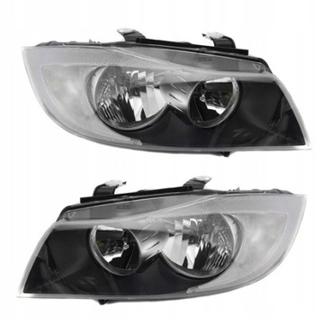 BMW 3 E90 E91 REFLEKTOR LAMPA PRZEDNIA ZESTAW KOMPLET REFLEKTORÓW HOMOLOGAC