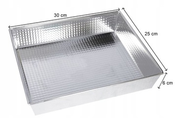 BLACHA DO PIECZENIA FOREMKA FORMA DO CIAST WYPIEKÓW 30x25 UNIWERSALNA