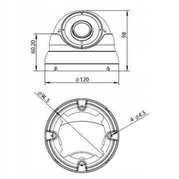 LIRDCS400 4Mpx IR40 PoE IP-камера Вроцлав
