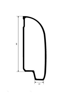 szyba boczna lewa JCB 8014, 8016, 8018, 8020 CTS 827/80445