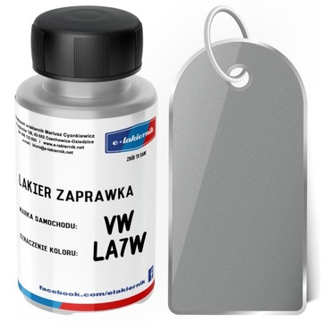 Lakier Zaprawkowy Zaprawka Samochodowy Volkswagen VW LA7W Reflexsilber