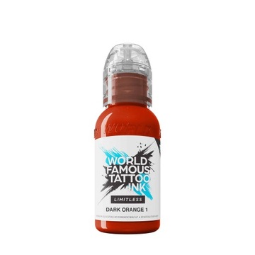 WORLD FAMOUS INK | DARK ORANGE 1 | 30 ml | Limitless | Farba do tatuowania
